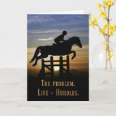 Paardenbemoedigende Kaart (Gele Bloem)