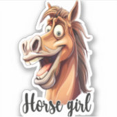 Paardenbergbos landschap sticker (Voorkant)