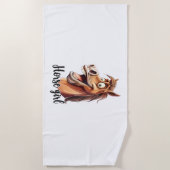 Paardenbergbos landschap strandlaken (Voorkant)