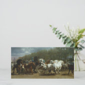 Paardenbeurs (door Rosa Bonheur) Kaart (Staand voorkant)