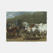 Paardenbeurs (paardenkunst) fleece deken (Voorkant (Horizontaal))