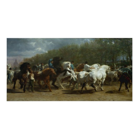 Paardenbeurs (paardenkunst) perfect poster (Voorkant)