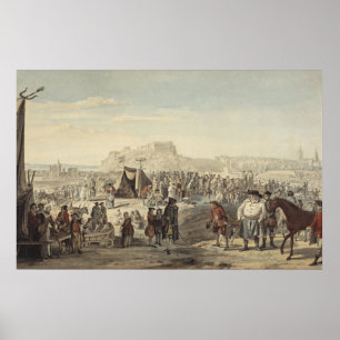 Paardenbeurs - Paul Sandby - c1750 Poster
