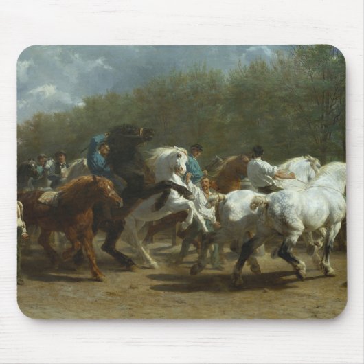 Paardenbeurs (ruiterscène) muismat (Voorkant)
