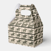 Paardenbeweging  fotografie bedankdoosjes (Achterkant)