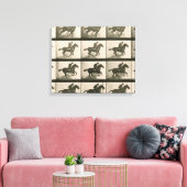 Paardenbeweging  fotografie canvas afdruk (Insitu (Woonkamer))