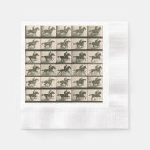 Paardenbeweging  fotografie servet (Voorkant)