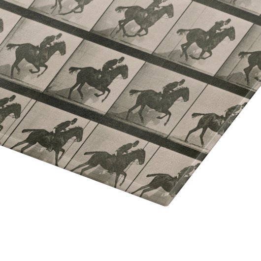 Paardenbeweging  fotografie snijplank (Hoek)