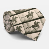 Paardenbeweging  fotografie stropdas (Opgerold)