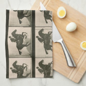 Paardenbeweging  fotografie theedoek (Quarter Fold)