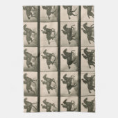 Paardenbeweging  fotografie theedoek (Verticaal)