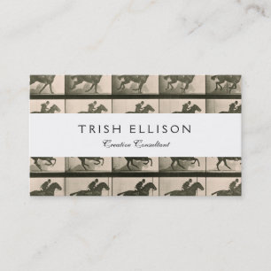 Paardenbeweging  fotografie visitekaartje