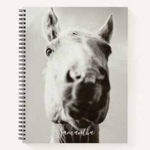 Paardenblad Dressage Equestrian Photo Notitieboek