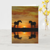 Paardenblanco noot kaart (Gele Bloem)