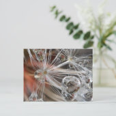 Paardenbloem Abstract Briefkaart (Staand voorkant)