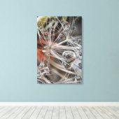 Paardenbloem Abstract Canvas Afdruk (Insitu (Houten vloer))