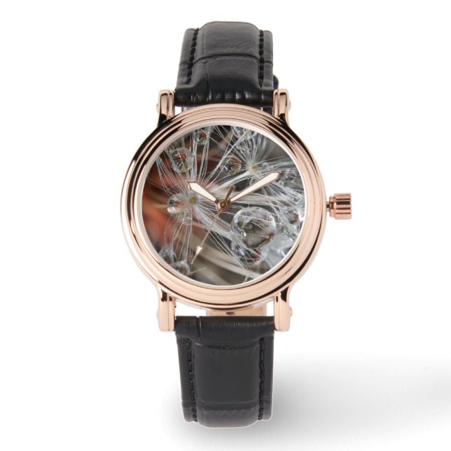 Paardenbloem Abstract Horloge (Voorkant)
