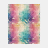 Paardenbloem Abstract Patroon (4) Fleece Deken (Voorkant)