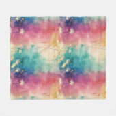 Paardenbloem Abstract Patroon (4) Fleece Deken (Voorkant (Horizontaal))