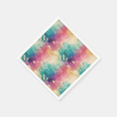 Paardenbloem Abstract Patroon Vintage (4) Servet (Hoek)