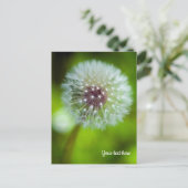 Paardenbloem Ansichtkaart Briefkaart (Staand voorkant)
