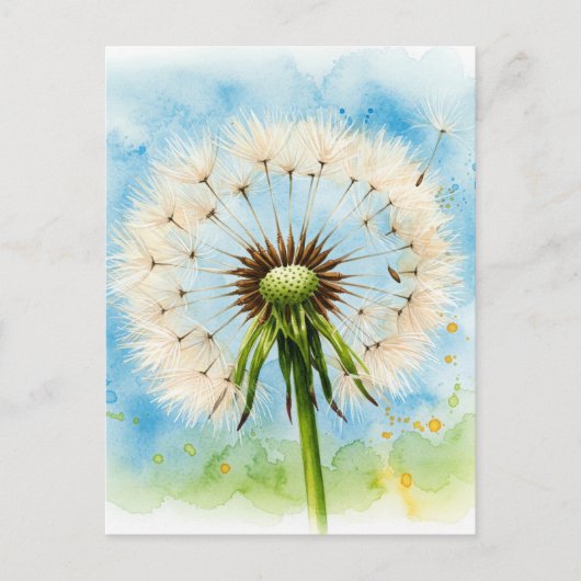 Paardenbloem Ansichtkaart Briefkaart (Voorkant)