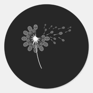 Paardenbloem Badminton Racket Shirt Badminton Spel Ronde Sticker