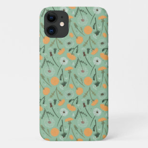 Paardenbloem bloeit Sinaasappel bloemmotief Case-Mate iPhone Case