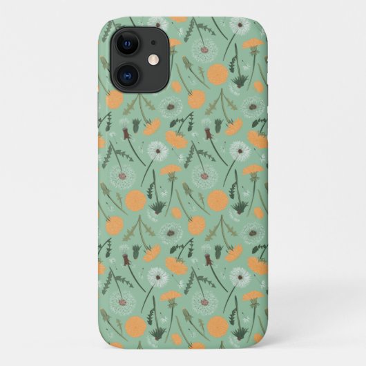 Paardenbloem bloeit Sinaasappel bloemmotief Case-Mate iPhone Case (Achterkant)