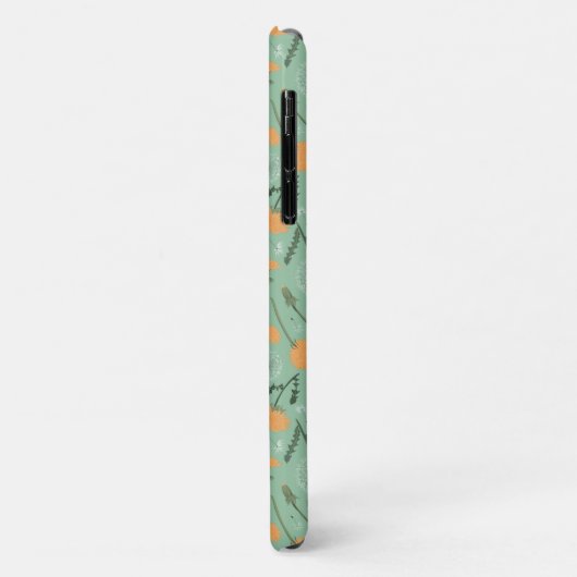 Paardenbloem bloeit Sinaasappel bloemmotief Case-Mate iPhone Case (Achterkant/links)