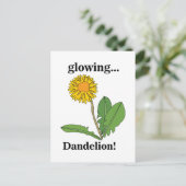 Paardenbloem Bloem Bloemstuk  Briefkaart (Staand voorkant)