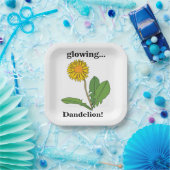 Paardenbloem Bloemen Partij Papieren Bordje (Feest)