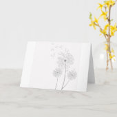 Paardenbloem Bloemen Vrede Liefde Bestemming Kaart (Gele Bloem)