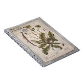 paardenbloem botanische illustratie notitieboek (Rechterzijde)