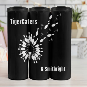 Paardenbloem Bowling Pin Graphic Design Thermosbeker