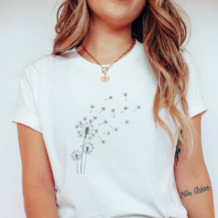 Paardenbloem Bries; Whimsical Zomer Bloem T-shirt