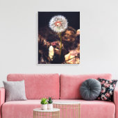 Paardenbloem Canvas Afdruk (Insitu (Woonkamer))
