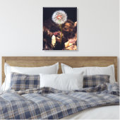 Paardenbloem Canvas Afdruk (Insitu (Slaapkamer))