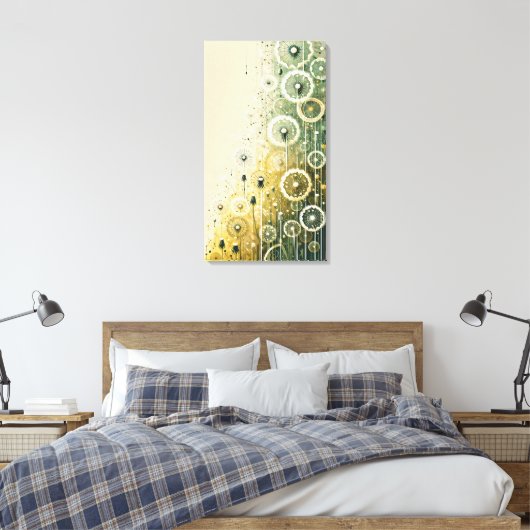 Paardenbloem  canvas afdruk (Insitu (Slaapkamer))