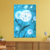Paardenbloem Canvasprint Canvas Afdruk (Insitu (Woonkamer))