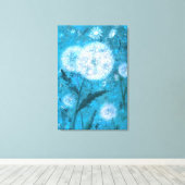 Paardenbloem Canvasprint Canvas Afdruk (Insitu (Houten vloer))