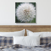 Paardenbloem Canvasprint met Zaadjes Canvas Afdruk (Insitu (Slaapkamer))