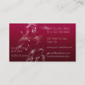 Paardenbloem Confetti Rubin Pastel Ombre Event Pla Visitekaartje (Achterkant)