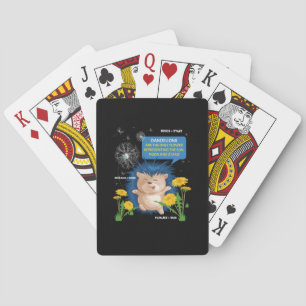 Paardenbloem Dansen Hedgehog Educatief Pokerkaarten