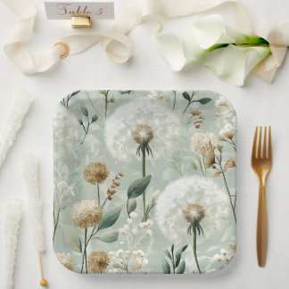 Paardenbloem Design Serie #18 Papieren Bordje