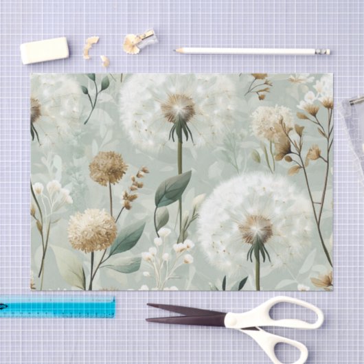 Paardenbloem Design Serie #18 Tissuepapier (Craft)