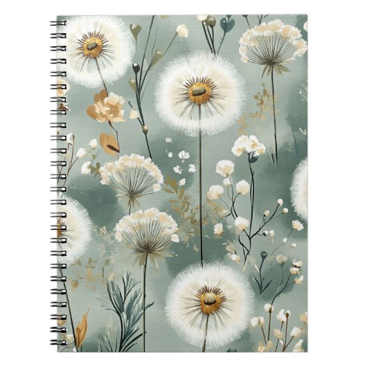 Paardenbloem Design Serie #3 Notitieboek (Voorkant)