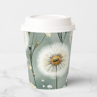 Paardenbloem Design Serie #3 Papieren Bekers