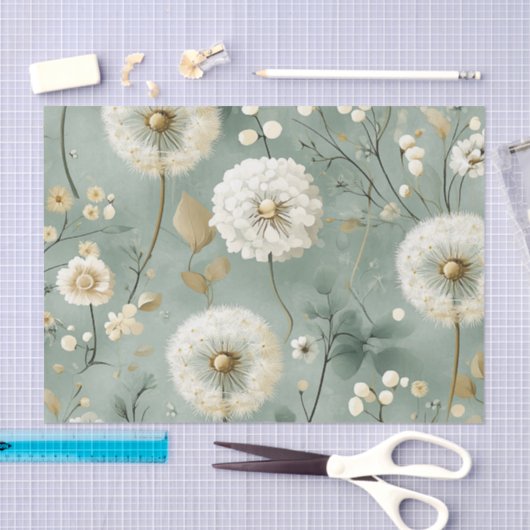 Paardenbloem Design Serie #9 Tissuepapier (Craft)