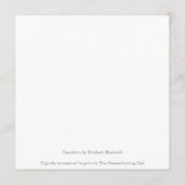 Paardenbloem door Elizabeth Blackwell (Achterkant)